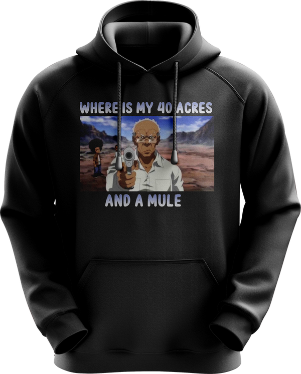 40 Acres Black Unisex Hoodie