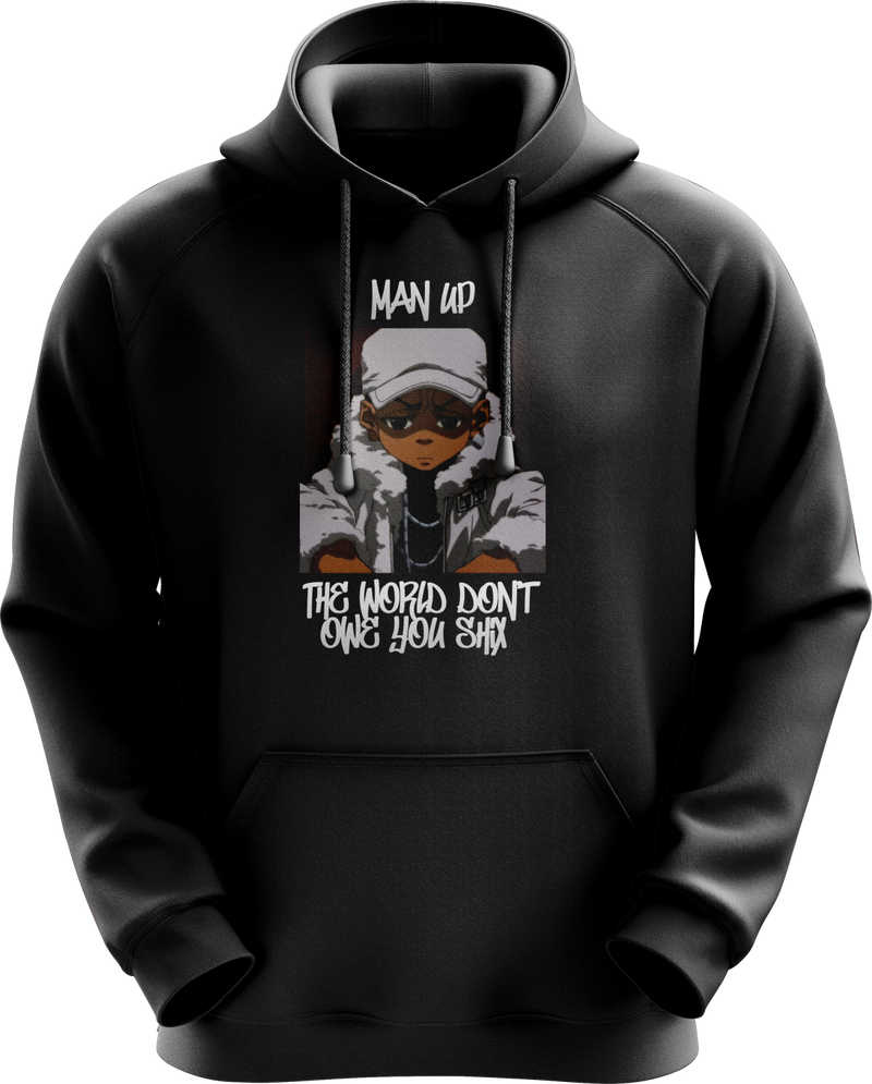 ManUp Black Unisex Hoodie