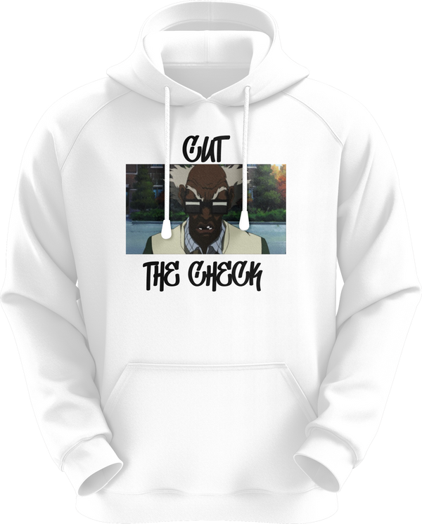 Cut White Unisex Hoodie