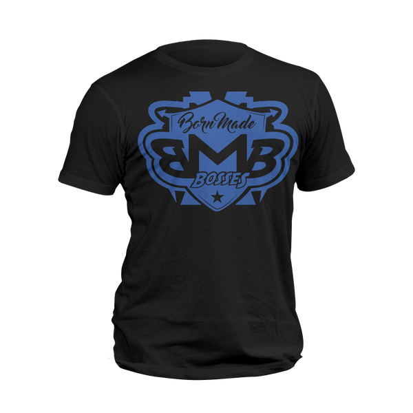 Blue Black Unisex T-Shirt