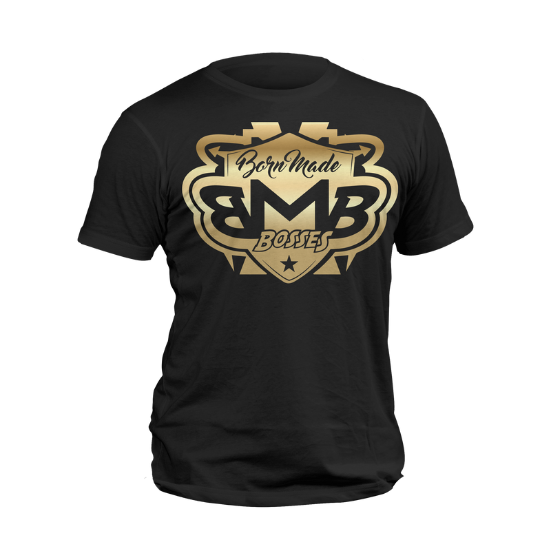 Gold Black Unisex T-Shirt