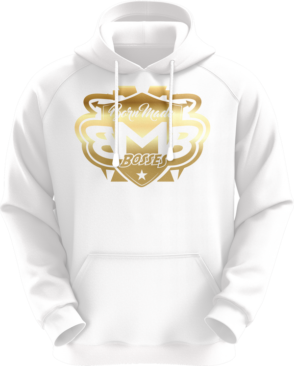 Gold White Unisex Hoodie