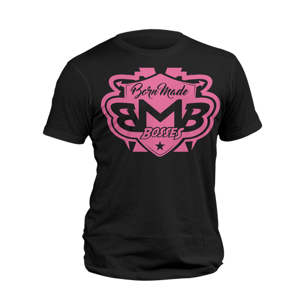 Pink Black Unisex T-Shirt