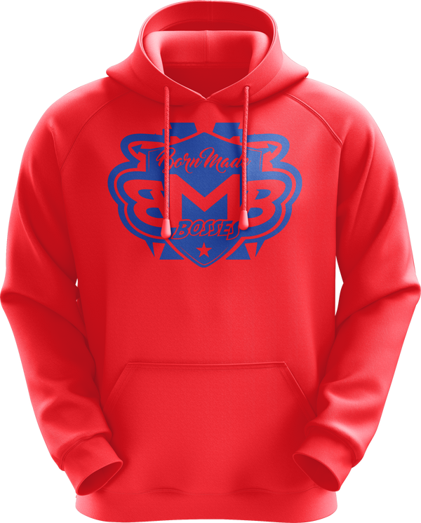 Blue Red Unisex Hoodie