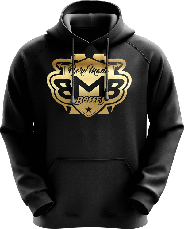 Gold Black Unisex Hoodie